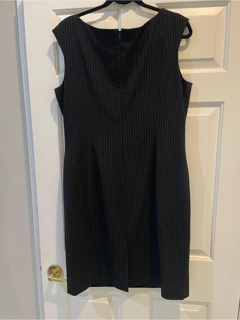 Calvin Klein Black Pinstripe Dress size 14 - Picture 2 of 7